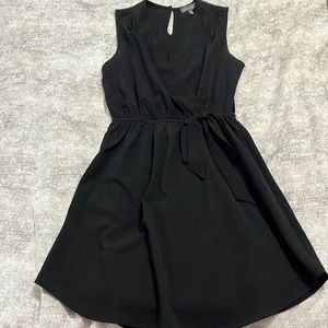 Black mini dress